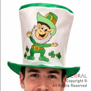 SOMBRERO GALERA SAN PATRICIO CON DUENDE x 1